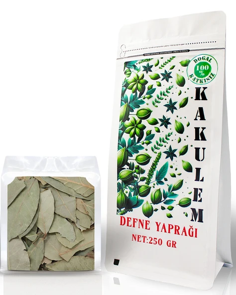 Kakulem SERTİFİKALI 250 GR Yeni Mahsül Doğal Kurutulmuş Defne Yaprağı