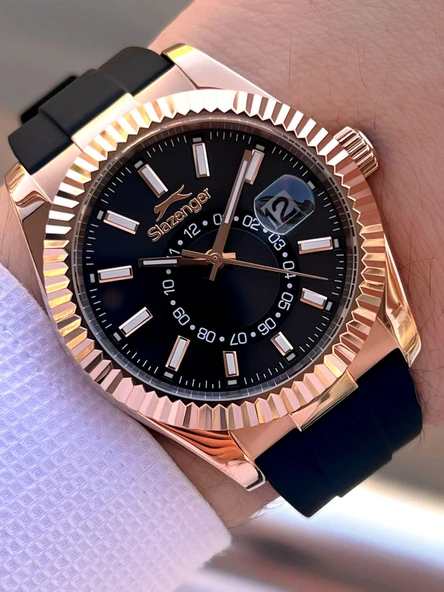 Slazenger İtalyan Bileklik Setli 2 Yıl Garantili Suya Dayanıklı VS.BLKT.0567 - Resim 2