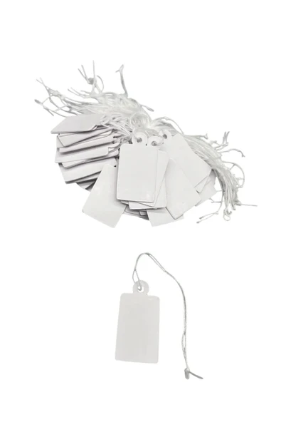 Orta Boy Beyaz Renk 2 /1,5 cm 80 adet Karton İpli Fiyat Etiketi ürün görseli