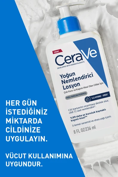 CeraVe  Intensive Moisturising Lotion Yoğun Nemlendirici Losyon 236 ml - 3