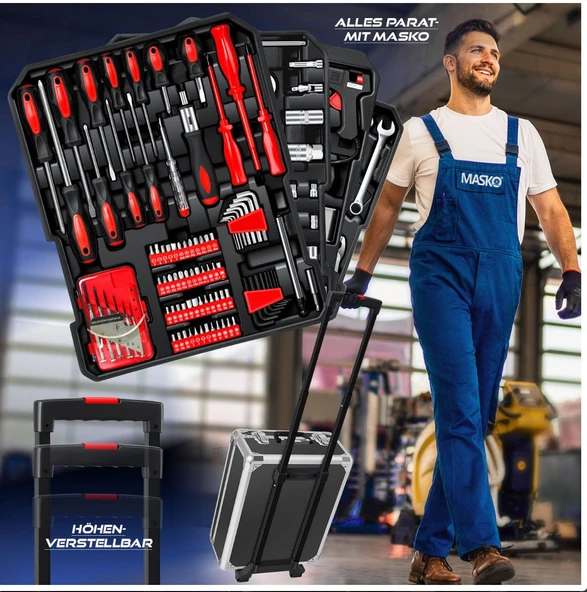 1400 Parçayla Dolu Alet Çantası - 5