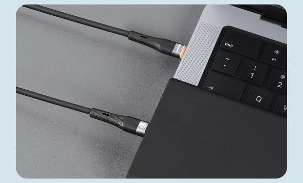 Nillkin FlowSpeed 60W 1.2mt Type-C to Type-C Data ve Şarj Kablosu - 8