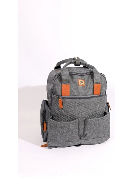 Remuse Unisex Sırt Çantası Gri - Resim 2