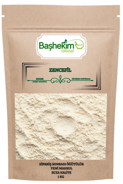Zencefil Öğütülmüş Toz Sipariş Sonrası Öğütülür Yağı Alınmamış Karışım İçermez 1 Kg ürün görseli