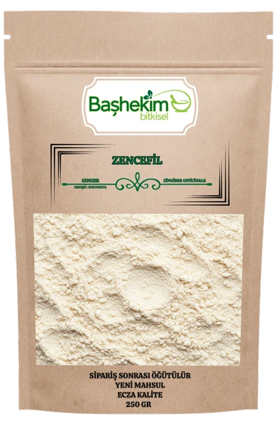 Zencefil Öğütülmüş Toz Sipariş Sonrası Öğütülür Yağı Alınmamış Karışım İçermez 250 Gr ürün görseli