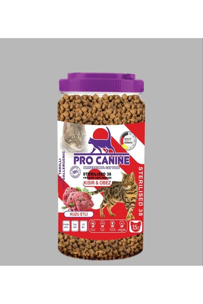 PROFESYONEL KISIR & OBEZ KEDİ MAMASI 1,5 LT X 3 ADET =4,5 LT TOPLAM - Resim 5