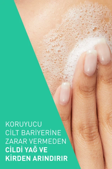 CeraVeFoaming Cleanser Refill Dökme Poşet Normal ve Yağlıya Dönük Ciltler İçin Köpüren Temizleyici 473 ml - 8