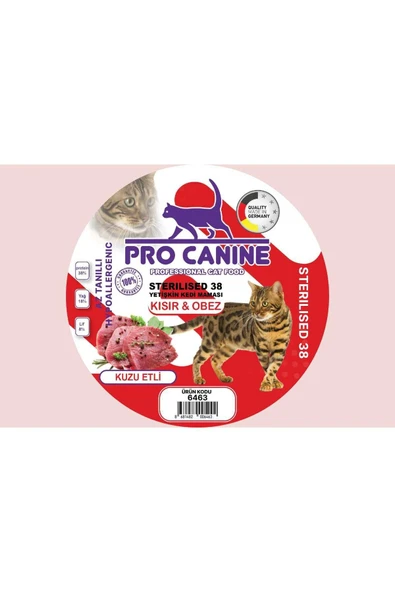 PROFESYONEL KISIR & OBEZ KEDİ MAMASI 1,5 LT X 3 ADET =4,5 LT TOPLAM - Resim 8