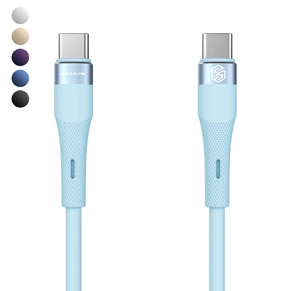 Nillkin FlowSpeed 60W 1.2mt Type-C to Type-C Data ve Şarj Kablosu