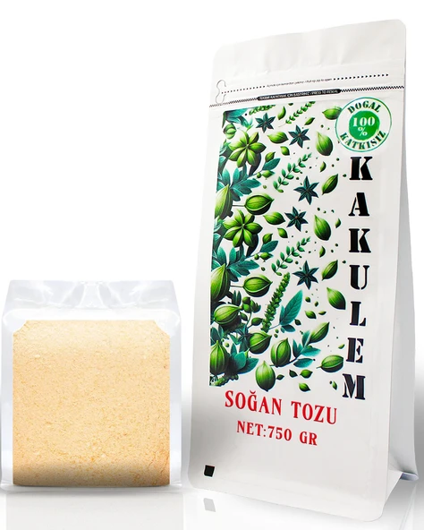 Kakulem SERTİFİKALI 750 Gr Yemeklik Sosluk Soğan Tozu