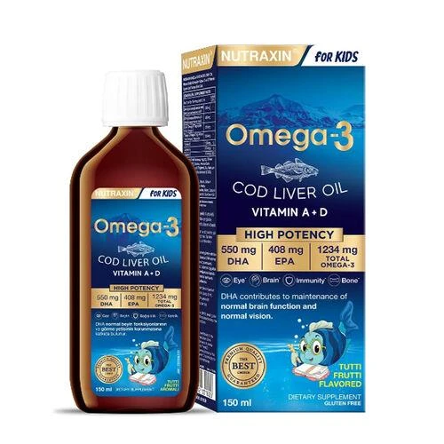 Nutraxin Omega-3 Çocuklar İçin 150 ml | COD Liver Oil ürün görseli
