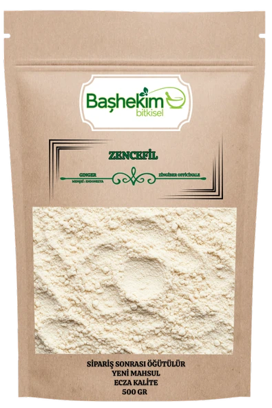 Zencefil Öğütülmüş Toz Sipariş Sonrası Öğütülür Yağı Alınmamış Karışım İçermez 500 Gr ürün görseli