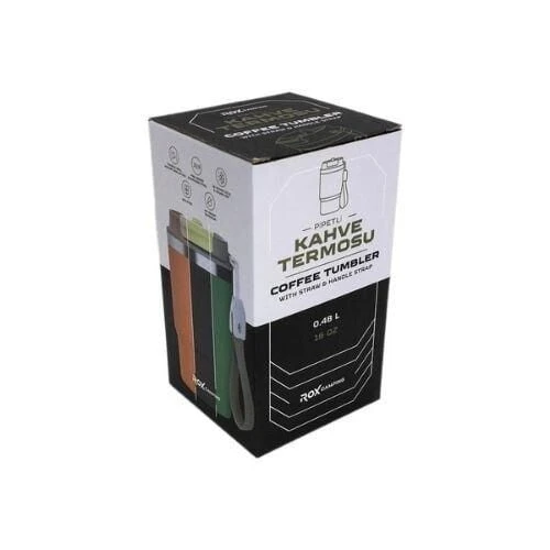 Rox Camping 0194 Pipetli Kahve Termosu 0.48 Lt - Yeşil - 4