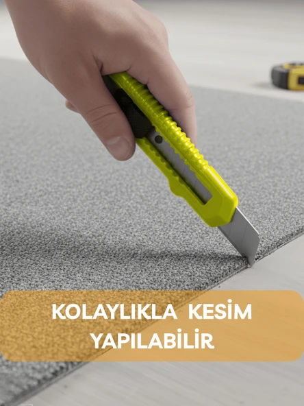 Beylini Falçata Plastik Gövde Geniş Maket Bıçağı Büyük Boy Halı Karton Kutu Gündelik Kullanım Hobi Bıçağı Sarı 15 CM - 2