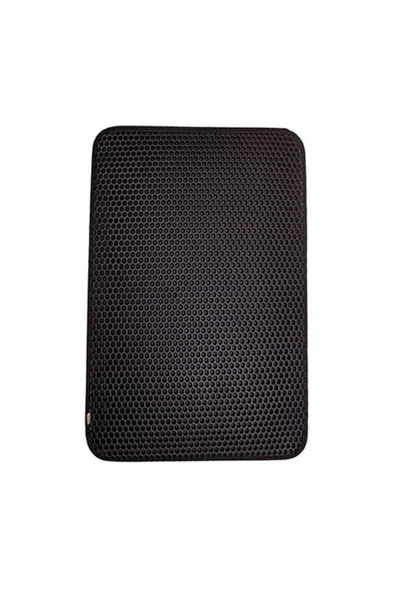 Cattie Kum Toplayıcı Fonksiyonel Kedi Paspası Altıgen Model M Boy - Black 37-50 cm