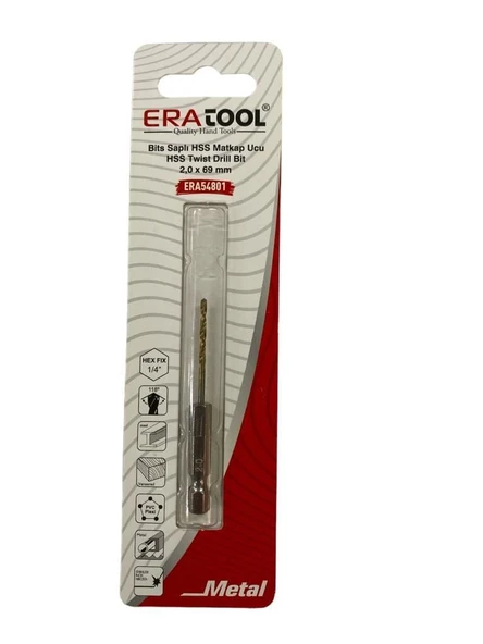 Eratool 54801 Altıgen Hss Matkap Ucu 2X69 mm ürün görseli 1