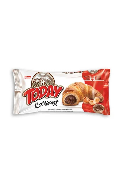Elvan Today Kruvasan Çikolatalı 40 Gr. 20 Adet (1 Kutu) - 2