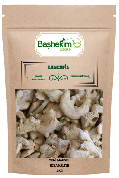 Zencefil Kök Kuru Yeni Mahsul Ecza Kalite Yağı Alınmamış Elenmiş Seçilmiş 1 Kg ürün görseli