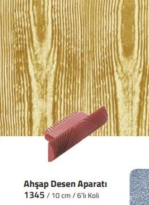 DEKOR AHŞAP DESEN APARATI 10 CM ürün görseli
