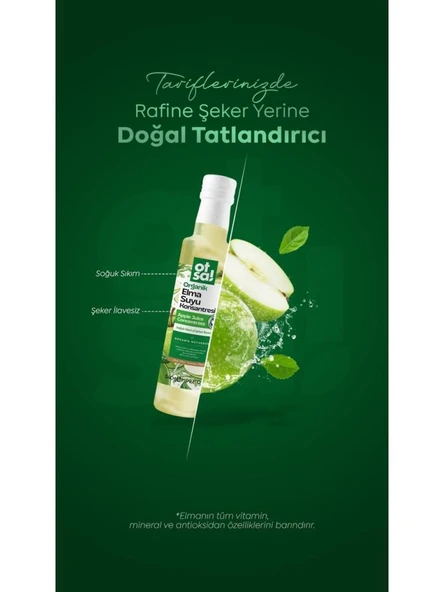 Otsa Organik Elma Suyu 340 g - Resim 2