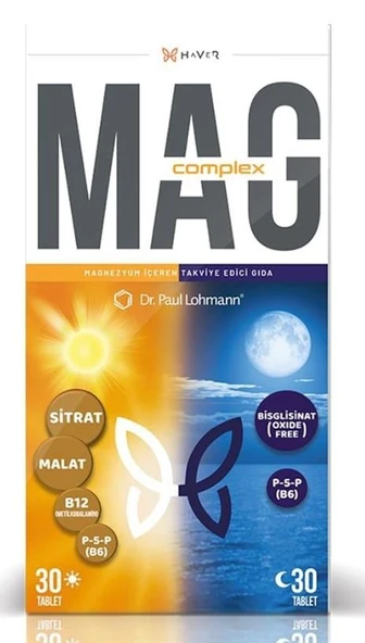 Haver Mag Complex 30 Gündüz & 30 Gece Tablet ürün görseli