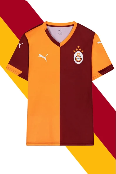 Galatasaray Puma 2025/2026 Çocuk İç Saha Parçalı Taraftar Forma ürün görseli 1