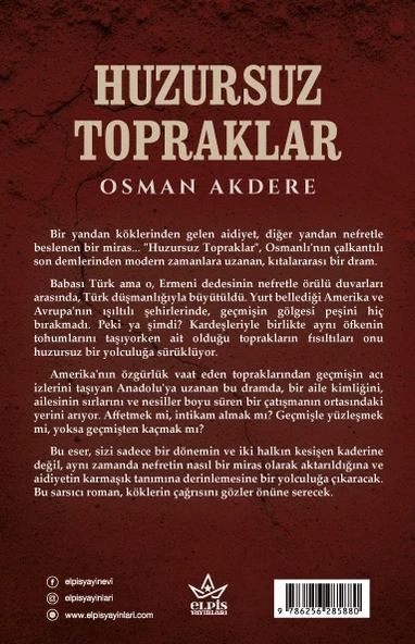 Huzursuz Topraklar - Osman Akdere - Elpis Yayınları - Resim 2