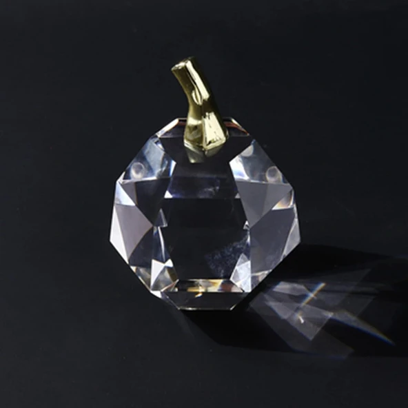 ELMA FİGÜRLÜ KRİSTAL DEKOR - 2