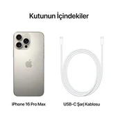 Apple iPhone 16 Pro Max 256 GB Natürel Titanyum (Apple Türkiye Garantili) - 4