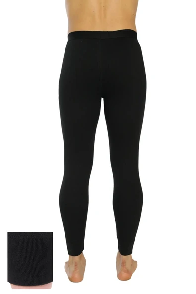 Erkek Termal İçlik Siyah İçi Polar Kışlık Tayt 4 Adet - Resim 4