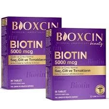 Bioxcin Biotin 5000 mcg 30 Tablet 2'li - Resim 2