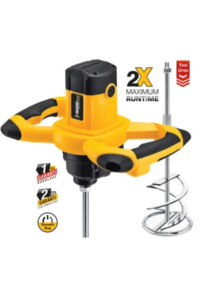 Profesyonel Karıştırıcı Mixer 1600 W Boya Ve Harç Karıştırıcı SGS-5099 ürün görseli 1
