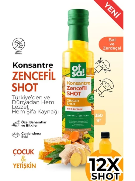 Otsa Konsantre Zencefil Shot 350 g | Bal Zerdeçal ürün görseli