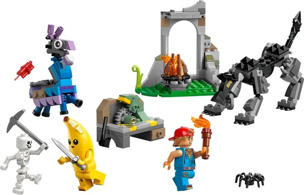 LEGO Fortnite 77075 Peely and Sparkplug's Camp - Resim 3
