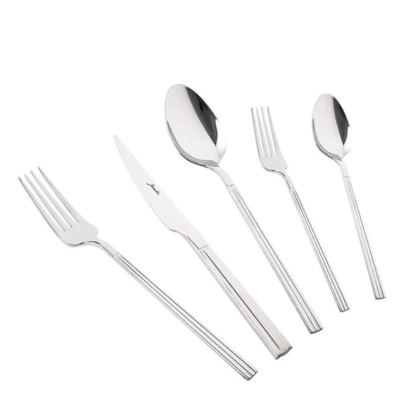 Jumbo 5300 12 Kişilik 60 Parça Çatal Kaşık Bıçak Takımı - Resim 6