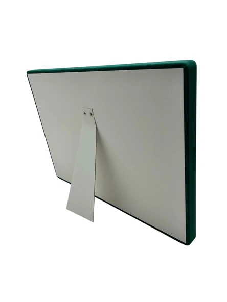 Süet Kumaş Yeşil 34-24 Cm Ayaklı 18 Pedli Kolye Tabla Stand - Resim 3