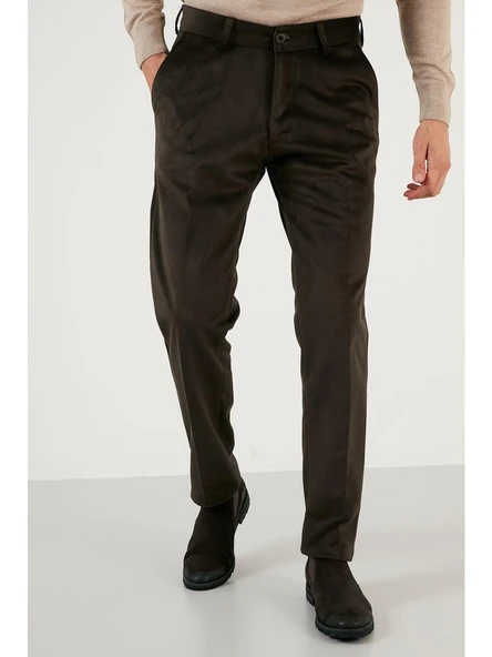 Captiva Erkek Rahat Kesim Yüksek Kalite Klasik Kışlık Kalın Içi Polarlı Termal Kadife Pantolon Baba Fitilli - 2