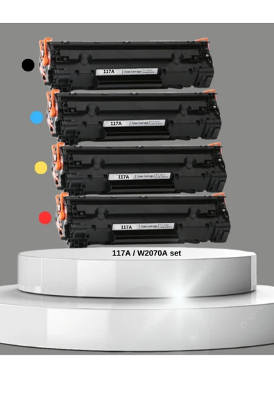 HP 117A W2070A Muadil Toner Seti 4 Renk - Resim 2