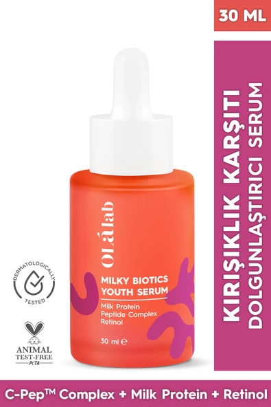 OlaLab Yaşlanma Karşıtı Onarıcı Cilt Yenileyici Retinol Peptit Cilt Serumu 30 Ml ürün görseli