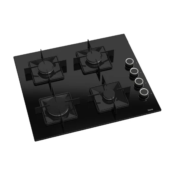 Ferre SS205 60 cm Siyah Kare Ankastre Ocak - Resim 2