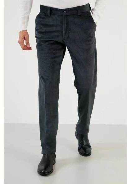 Captiva Erkek Rahat Kesim Yüksek Kalite Klasik Kışlık Kalın Içi Polarlı Termal Kadife Pantolon Baba Fitilli