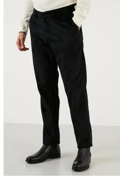 Captiva Erkek Rahat Kesim Yüksek Kalite Klasik Kışlık Kalın Içi Polarlı Termal Kadife Pantolon Baba Fitilli - 4