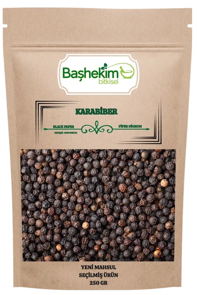 Karabiber Tane Elenmiş Seçilmiş Yeni Mahsul Ecza Kalite 250 Gr ürün görseli