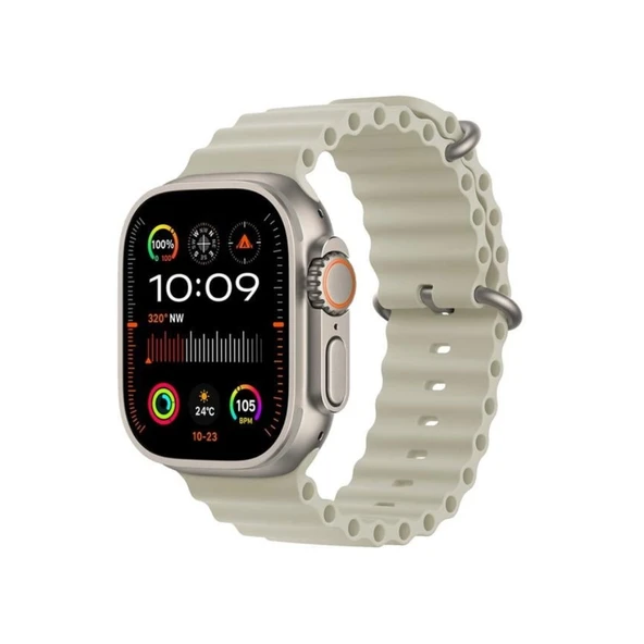 ScHitec Watch HK9 Ultra 2 Max Amoled Ekran Android İos HarmonyOs Uyumlu Akıllı Saat Gümüş ürün görseli 1