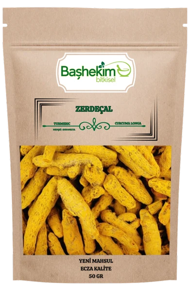 Zerdeçal Kök Kuru Yeni Mahsul Ecza Kalite Seçilmiş 50 Gr ürün görseli