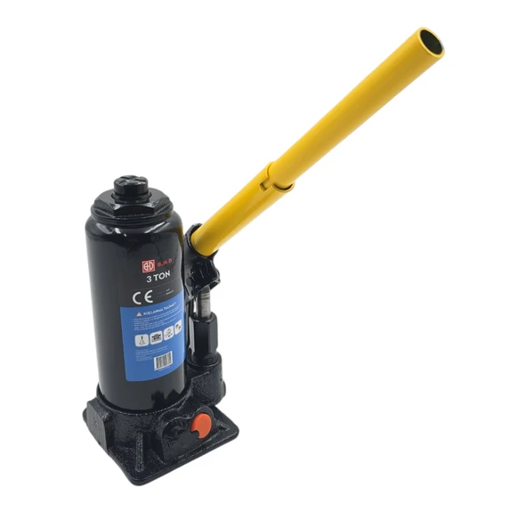 Fixonic B.H.D BHD00370 3 Ton 180x350mm Hidrolik Şişe Kriko - Resim 2