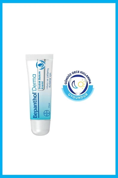 Bepanthol Derma Dudak  Bakım Kremi 7,5 Ml - 2 ADET- SKT:07/2027 - 2