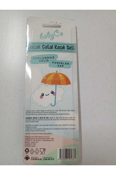 BabyCo ÇOCUK ÇATAL KAŞIK SETİ - Resim 3