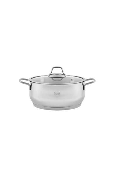 Hisar Optima Bergama İndüksiyon Tabanlı Çelik Derin Tencere 22 cm - Resim 2