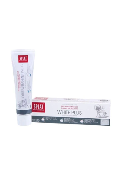 Splat White Plus Diş Macunu 100 ml ürün görseli